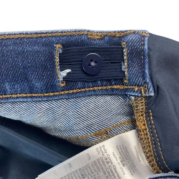 MADEWELL Maternity Side-Panel Adjustable Waist Jeans in Wendover Wash Size 25 - Picture 7 of 10